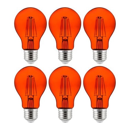 Sunlite Sunlite Purple Transparent LED Light Bulb, 4-1/2-Watt, Dimmable, 6-Pack 40945-SU